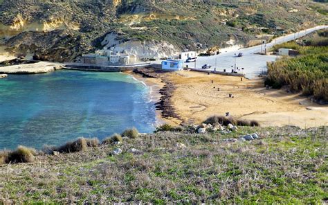 gnejna bay beach malta.